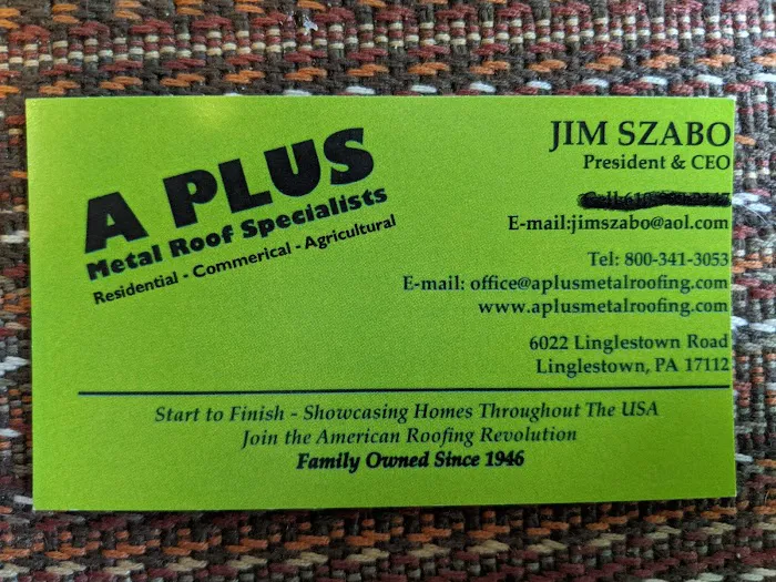 A Plus Metal Roofing Specialists Picture 2