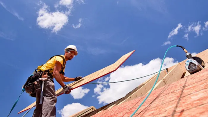 Wallace Roofing siding gutter sign window commercial residential flat metal asphalt shingle drywall insulation repairs Picture 2