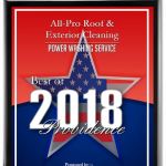 All-Pro Soft Wash Pro's Roof cleaning