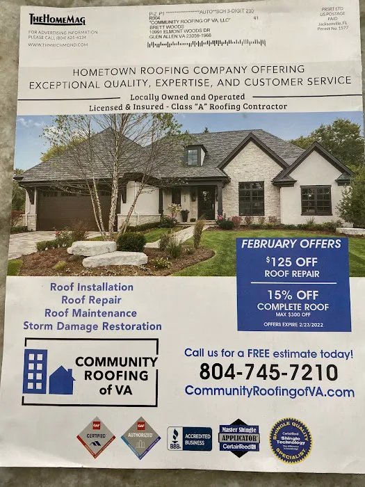 Community Roofing of VA, LLC Picture 1
