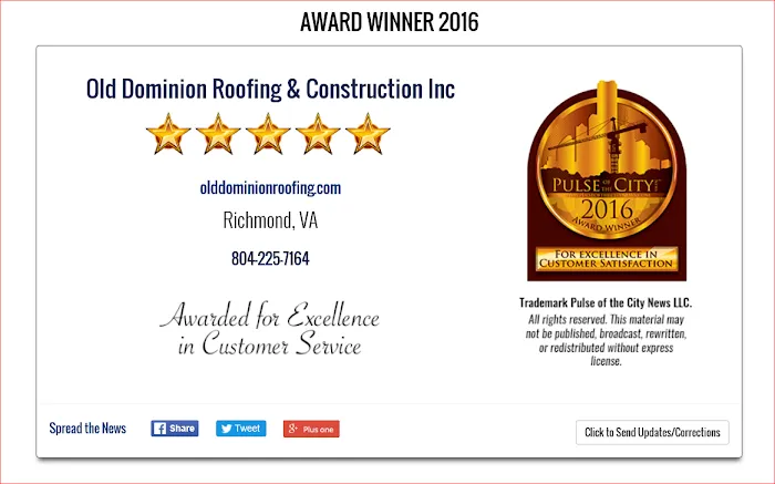 Old Dominion Roofing & Construction Inc Picture 9
