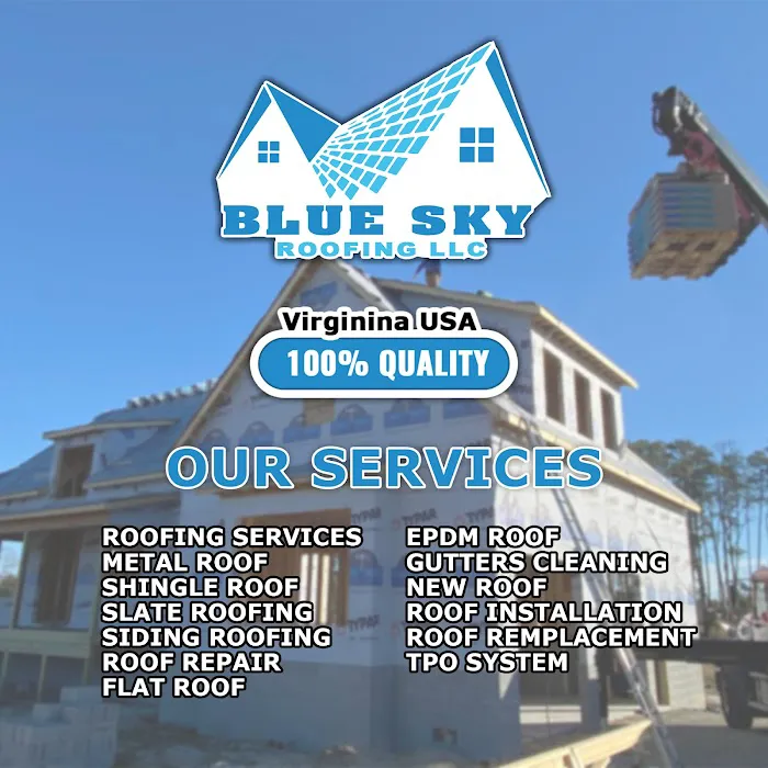 Blue sky roofing llc | Shingle Roof | Metal Roof | Flat Roof | VA Picture 1