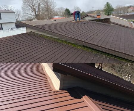 Casey's continuous gutters, and metal roofs.