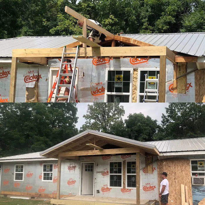 Casey's continuous gutters, and metal roofs. Picture 6