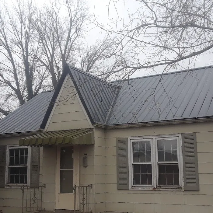 Casey's continuous gutters, and metal roofs. Picture 9