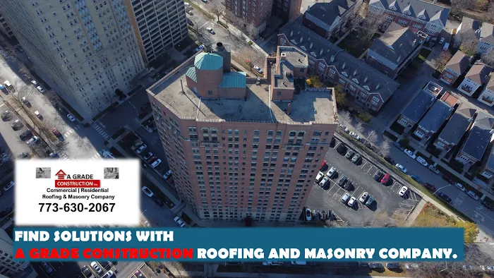 A Grade Construction Inc. Roofing Services | Masonry Services | Rope Wall Access Services. Picture 3