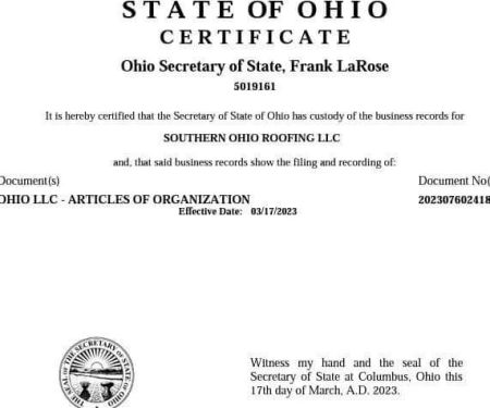 Southern Ohio Roofing LLC