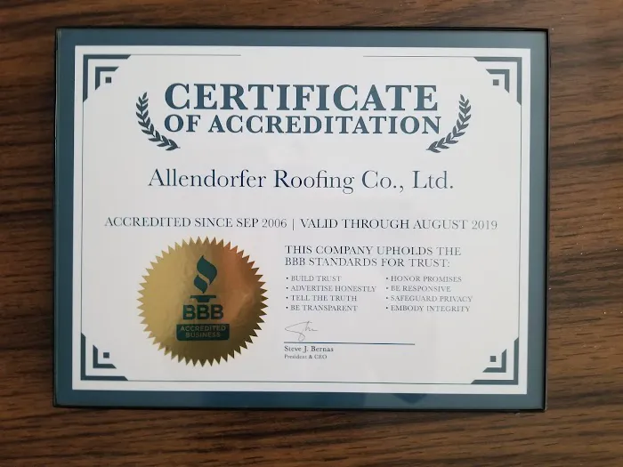Allendorfer Roofing Co Ltd Picture 2