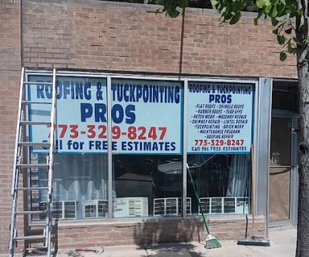 Roofing and tuckpointing pros