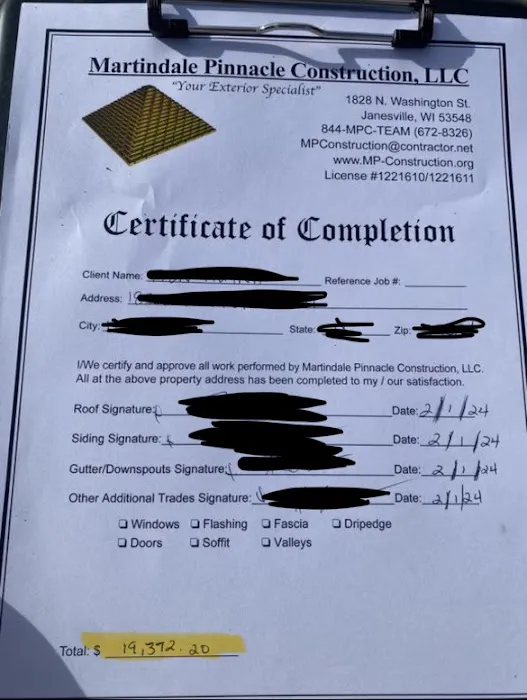 Martindale Pinnacle Construction Picture 6