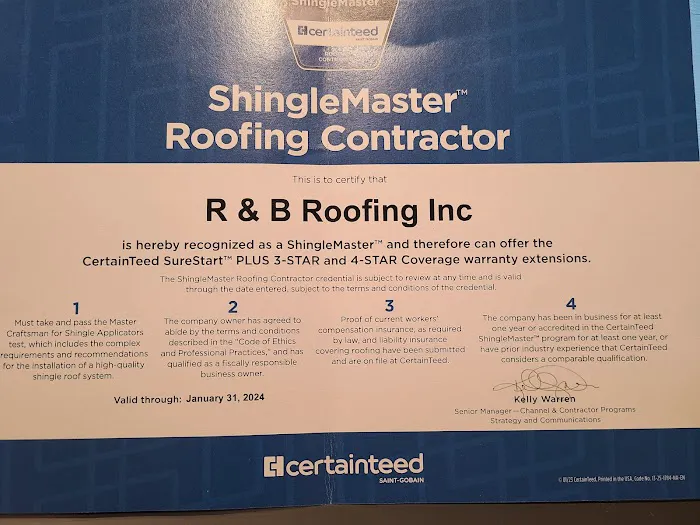 R & B Roofing, Inc. Picture 4