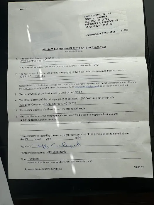 JC13 Contracting LLC Picture 2