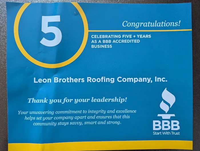Leon Brothers Roofing Company Picture 2
