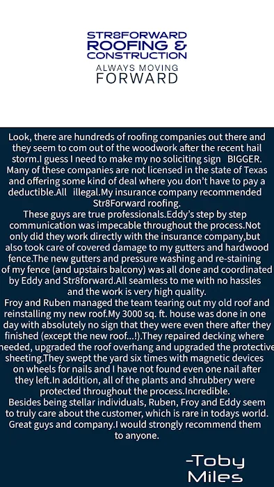 Str8Forward Roofing and Construction Picture 8