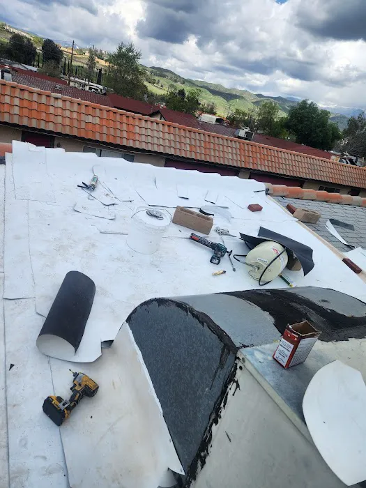 Steep Flat Roofing Picture 9