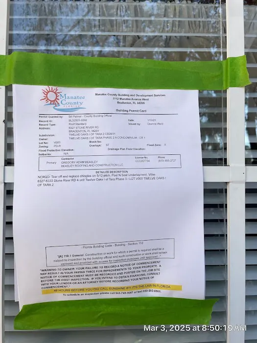 Beasley Roofing & Construction, LLC Picture 1