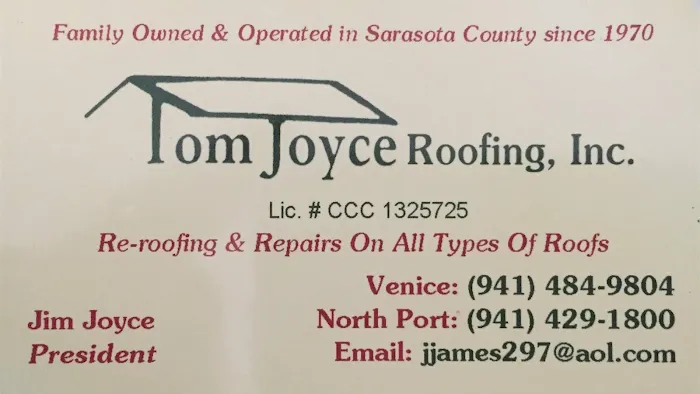 Tom Joyce Roofing Inc Picture 9