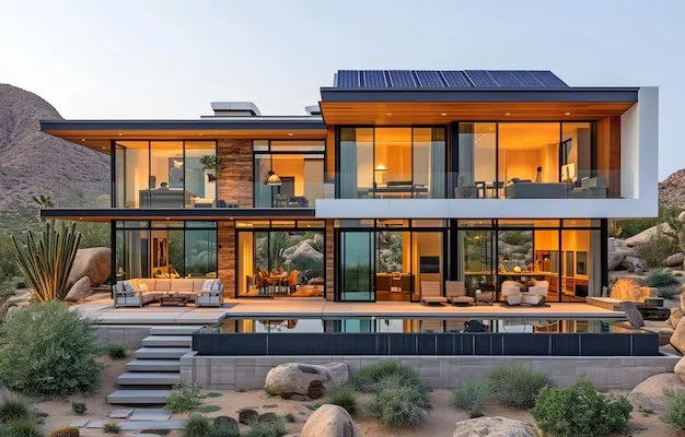The Best Roofing Materials for a Desert Modern Home with Clean Lines
