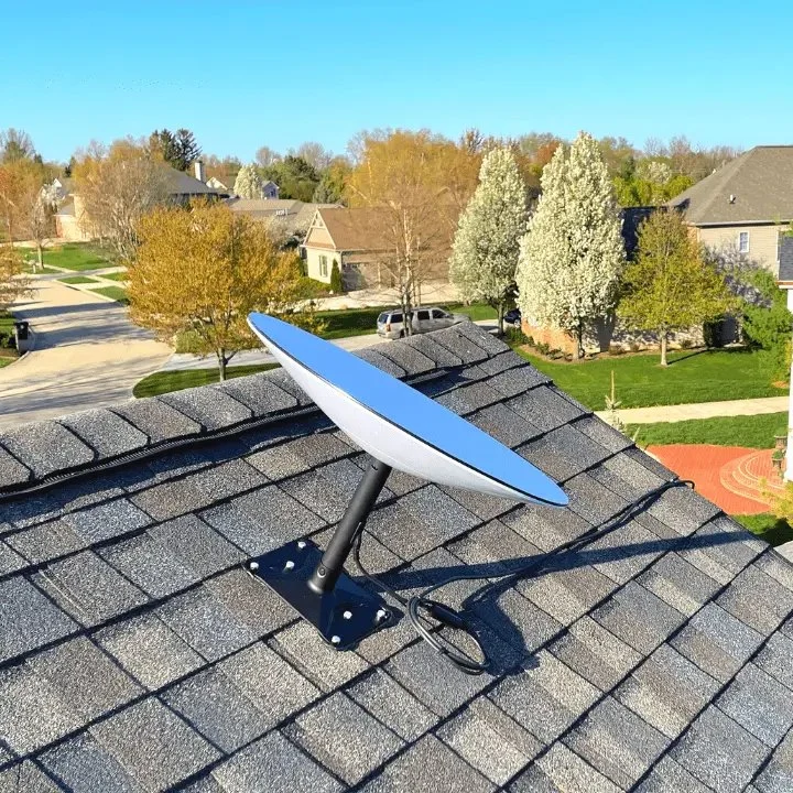 How to Fix a Leak in a Roof Around a Satellite Dish Mounting Bracket