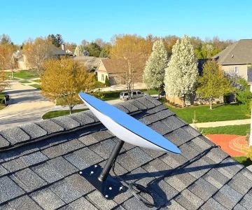 How to Fix a Leak in a Roof Around a Satellite Dish Mounting Bracket