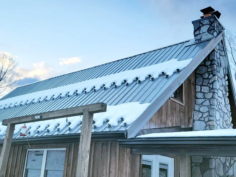 How to Install Roofing Underlayment on a Roof with Existing Snow Guards