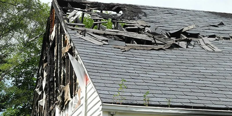 How to Identify and Repair Damage from a Small Fire on the Roof
