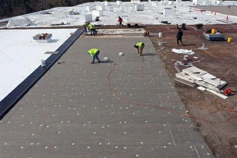 The Process of Installing a TPO Roof on a Commercial Building or Flat Home Roof