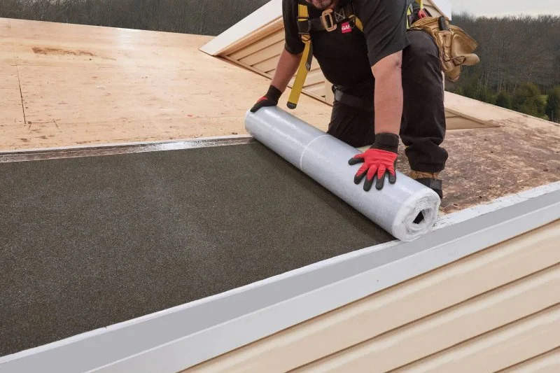 How to Install Roofing Underlayment on a Low-Slope or Flat Roof