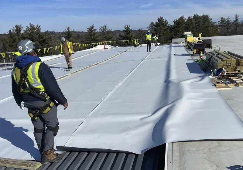 The Process of Installing a TPO Roof with Welded Seams for a Perfect Seal
