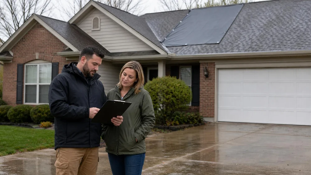Roof Tarp After a Storm: Confirm Safety and Repair Plans