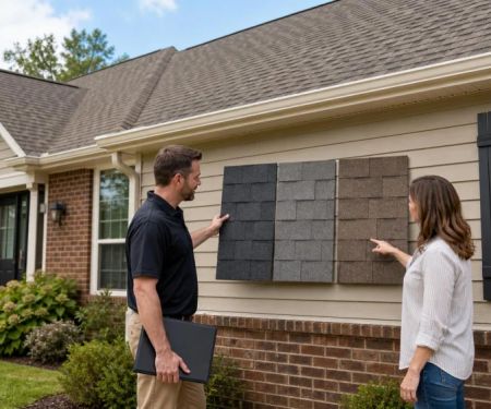 Roof Shingle Colour Choice: View Samples in Real Light