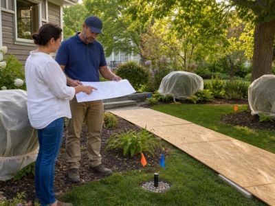 Roofing Landscaping Plan: Protect Plants and Irrigation