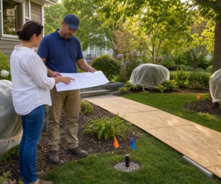 Roofing Landscaping Plan: Protect Plants and Irrigation