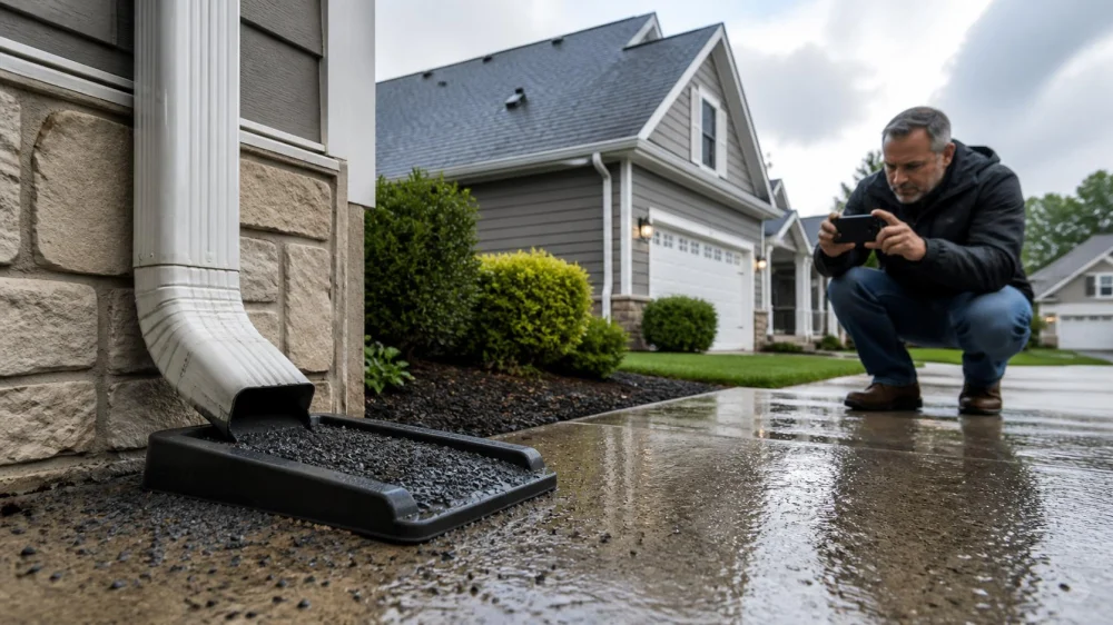 Roof Granules in Gutters: What Homeowners Should Record