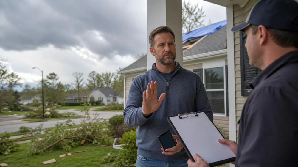 Storm-Damage Roofing Offers: Pause Before You Sign