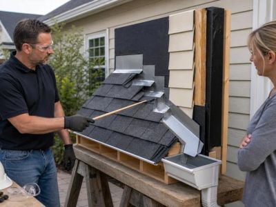 Roof-to-Wall Flashing: Define Siding and Step Details