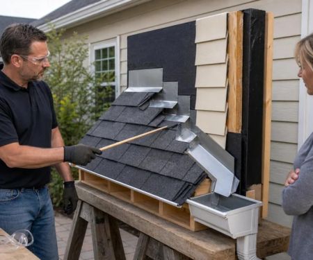 Roof-to-Wall Flashing: Define Siding and Step Details