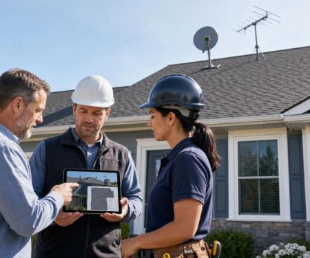 Roof Replacement With a Satellite Dish or Antenna: Coordinate First