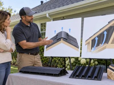 Roof Ridge Vent Replacement: Openings, Baffles, and Caps