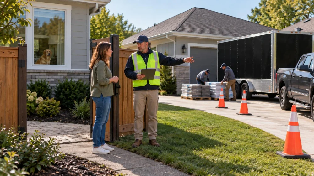 Roofing Crew Access: Gates, Pets, and Daily Lockup
