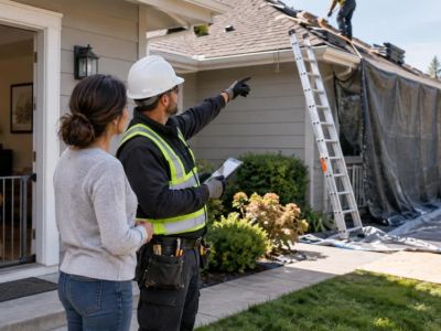 Roof Work-Zone Plan: Children, Pets, Dust, and Access