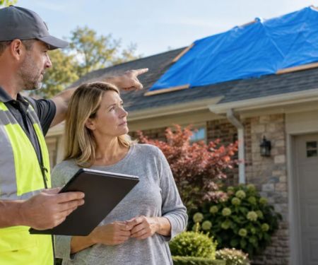 Emergency Roof Tarp Quote: Area, Access, and Follow-Up