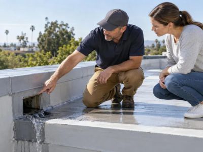 Roof Scupper Drain Check: Opening, Slope, and Discharge