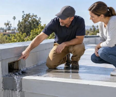 Roof Scupper Drain Check: Opening, Slope, and Discharge