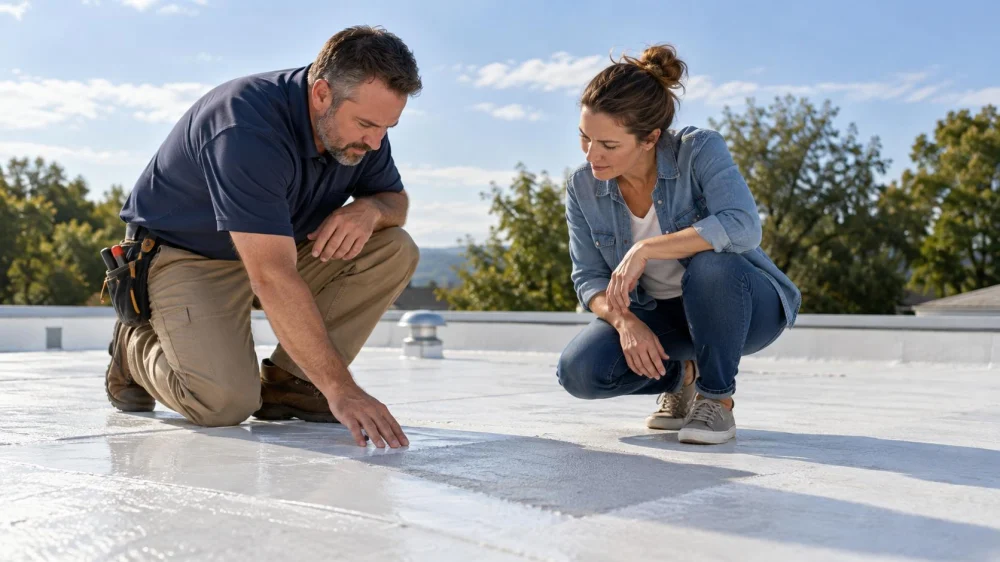 Roof Coating Adhesion: Surface, Weather, and Test Area