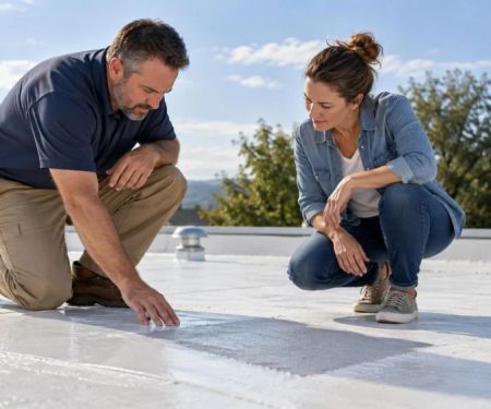 Roof Coating Adhesion: Surface, Weather, and Test Area