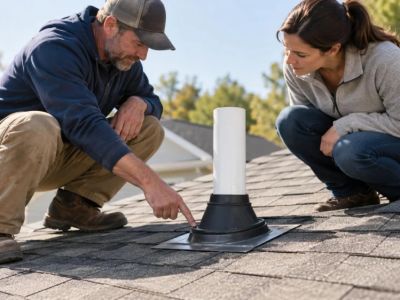 Roof Pipe Flashing Check: Collar, Seal, and Water Path