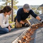 Roof Valley Debris Check: Water Path and Safe Removal