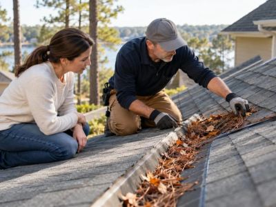 Roof Valley Debris Check: Water Path and Safe Removal