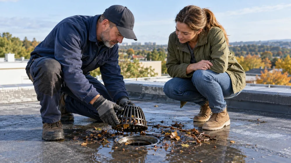 Roof Drain Basket Check: Debris, Fit, and Water Path